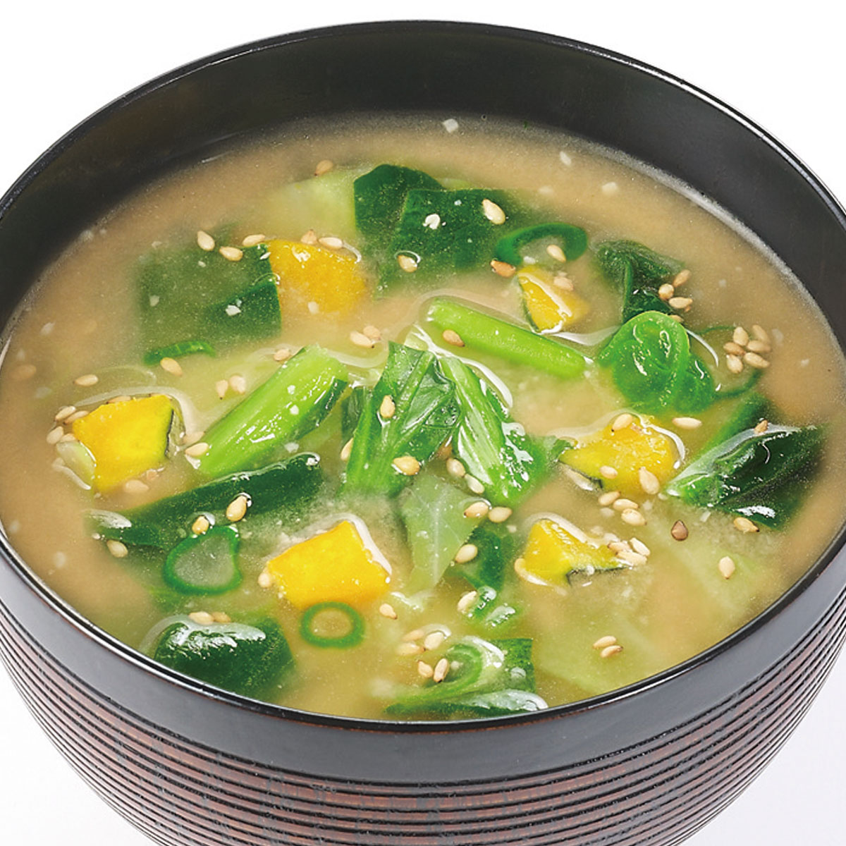 ごま香る緑黄野菜のおみそ汁【6/1迄】